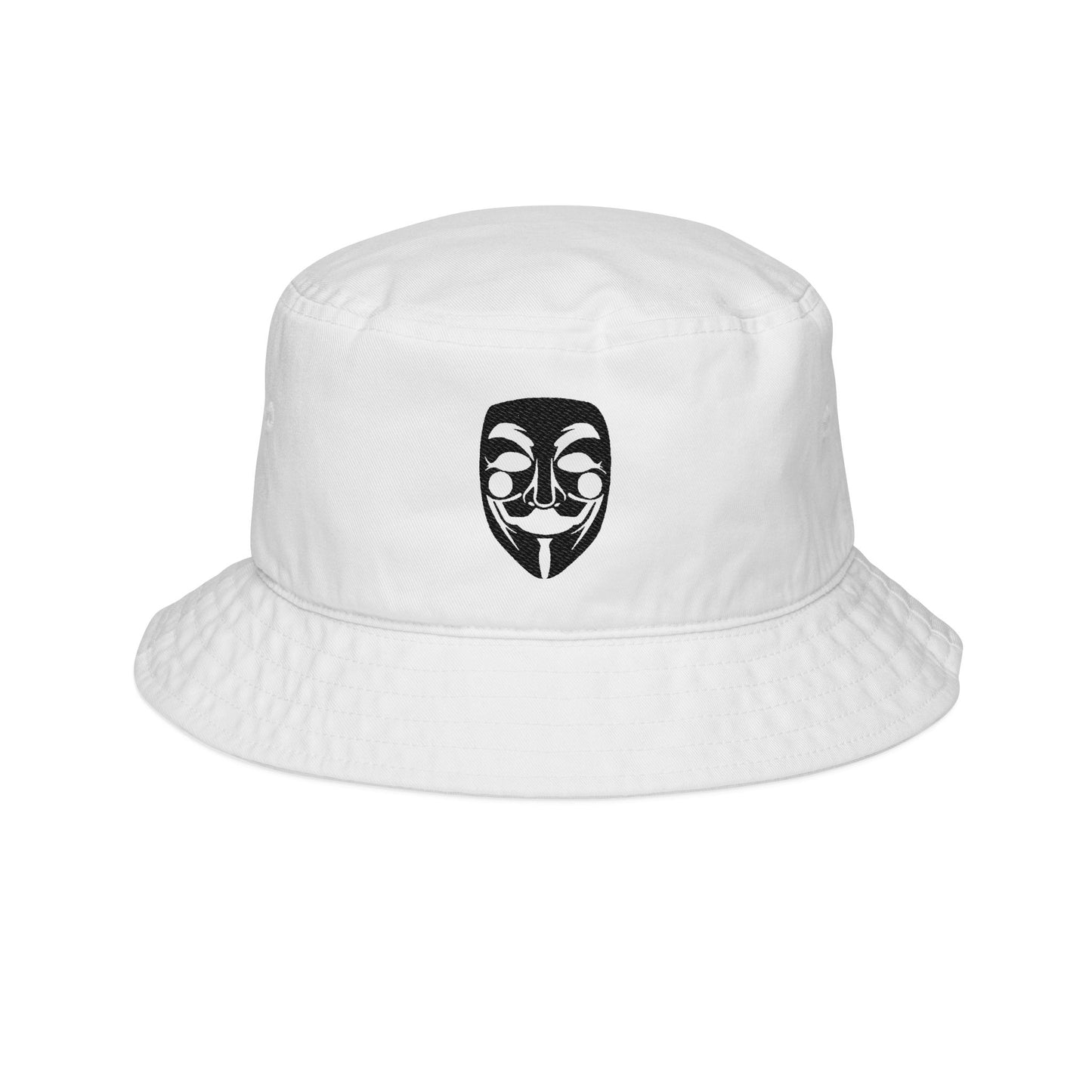 Embroidered Mask Bucket Hat